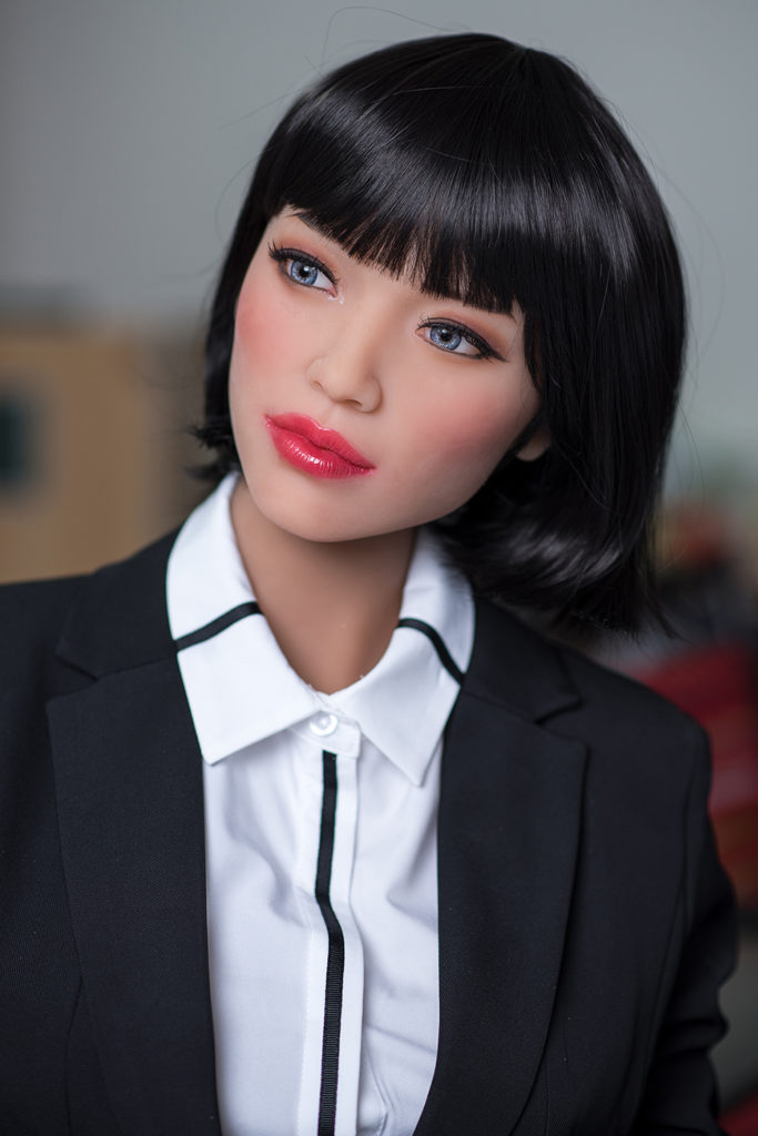 Office Lady Sex Doll Short Hair Realistic Love Doll For